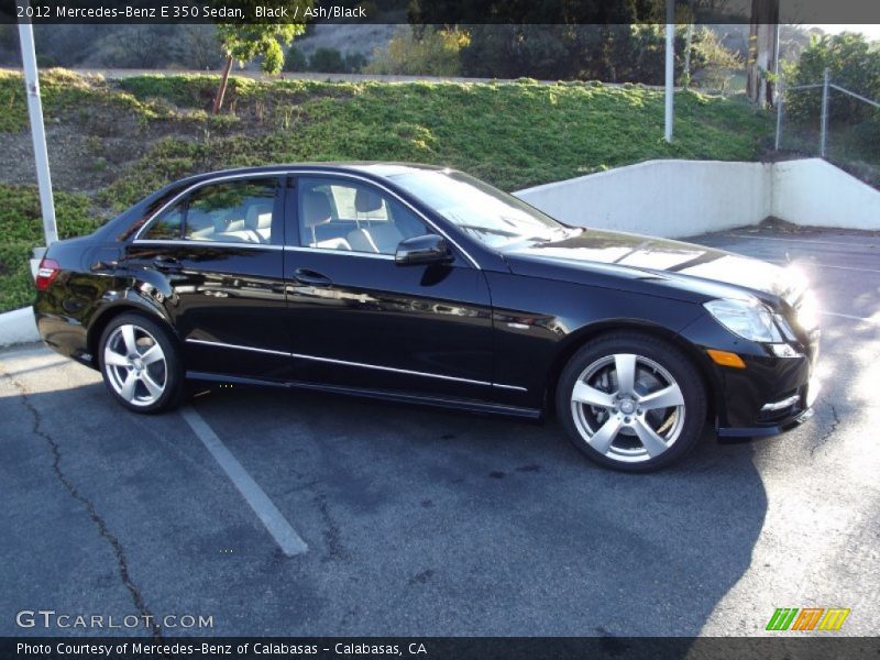 Black / Ash/Black 2012 Mercedes-Benz E 350 Sedan