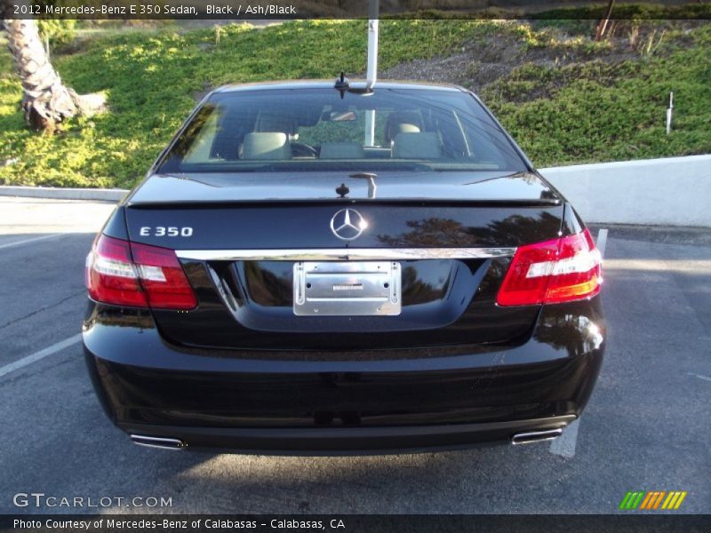Black / Ash/Black 2012 Mercedes-Benz E 350 Sedan
