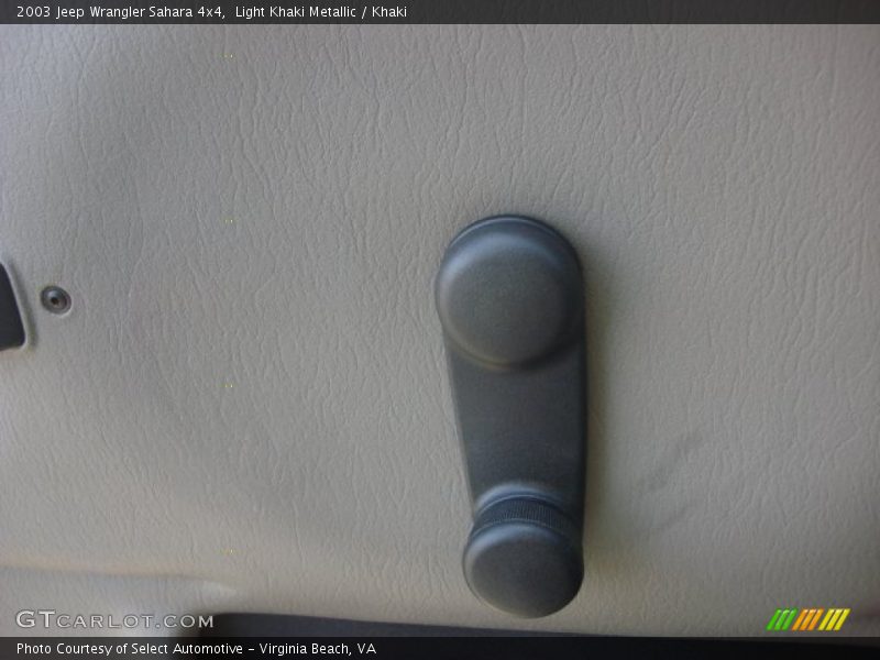 Light Khaki Metallic / Khaki 2003 Jeep Wrangler Sahara 4x4