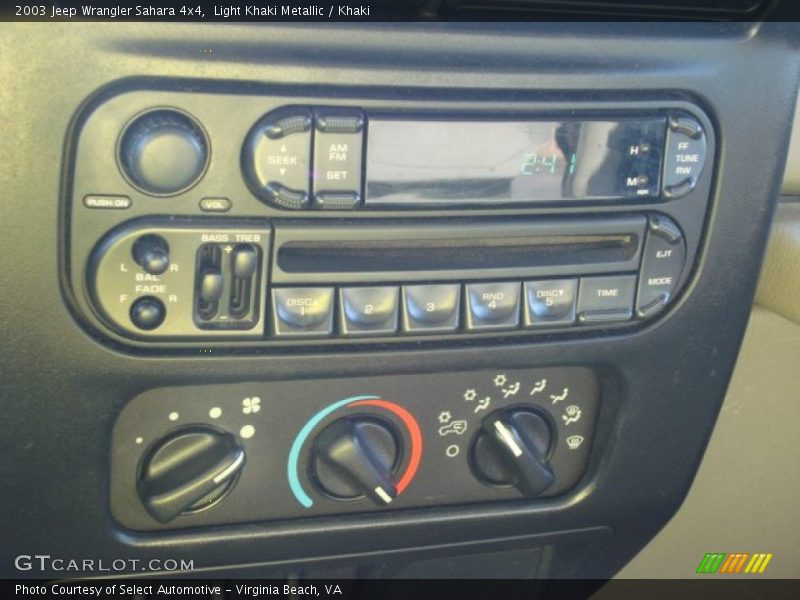 Light Khaki Metallic / Khaki 2003 Jeep Wrangler Sahara 4x4