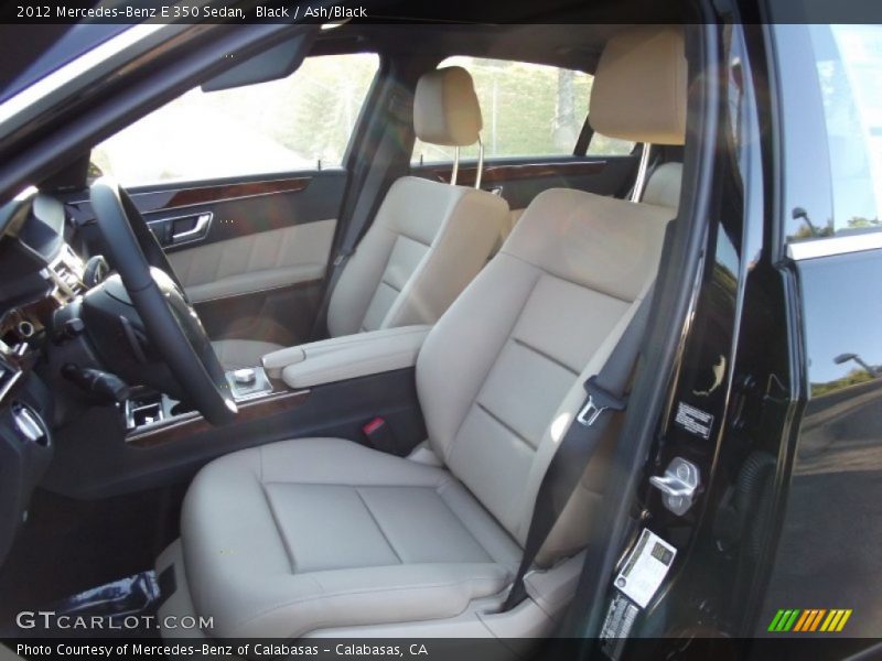 Black / Ash/Black 2012 Mercedes-Benz E 350 Sedan