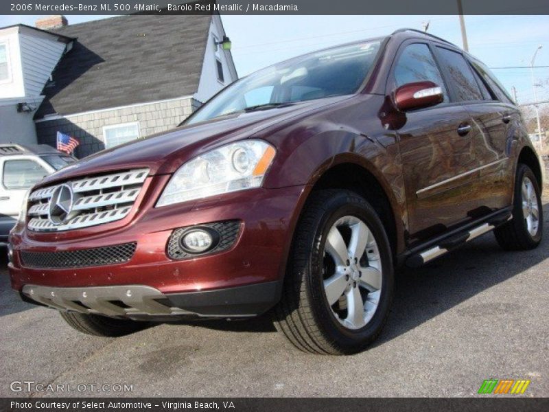 Barolo Red Metallic / Macadamia 2006 Mercedes-Benz ML 500 4Matic