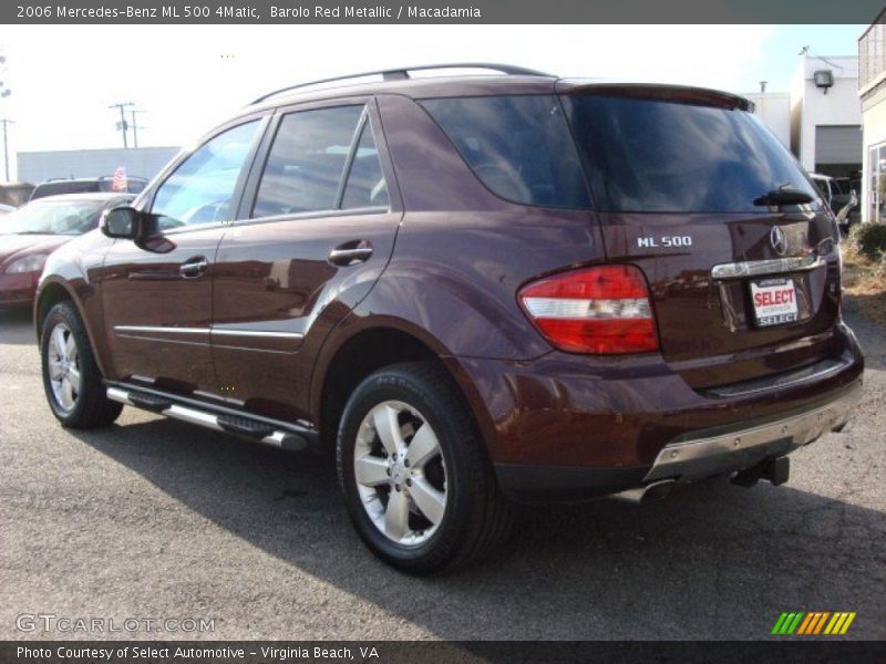 Barolo Red Metallic / Macadamia 2006 Mercedes-Benz ML 500 4Matic