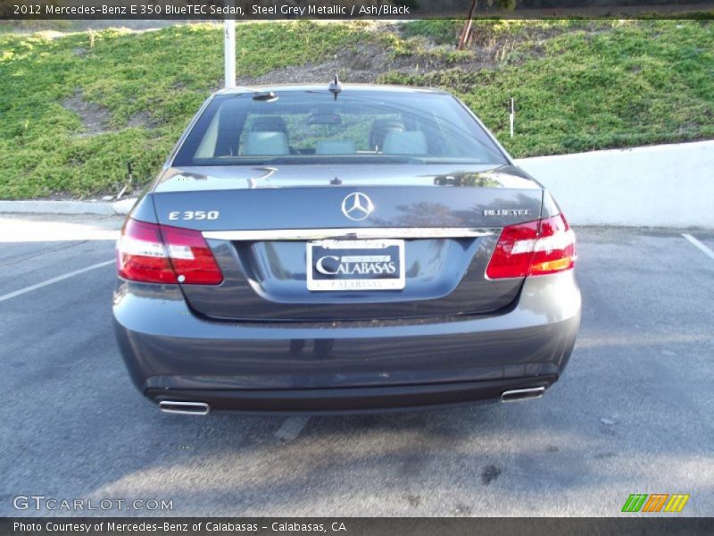 Steel Grey Metallic / Ash/Black 2012 Mercedes-Benz E 350 BlueTEC Sedan