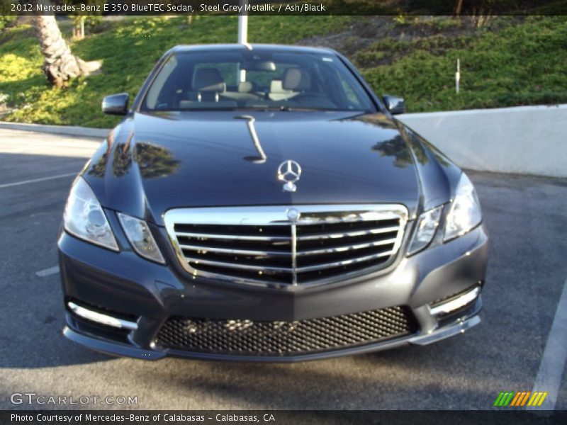 Steel Grey Metallic / Ash/Black 2012 Mercedes-Benz E 350 BlueTEC Sedan