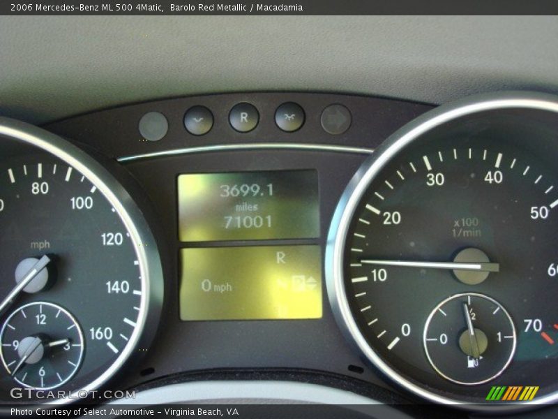 Barolo Red Metallic / Macadamia 2006 Mercedes-Benz ML 500 4Matic