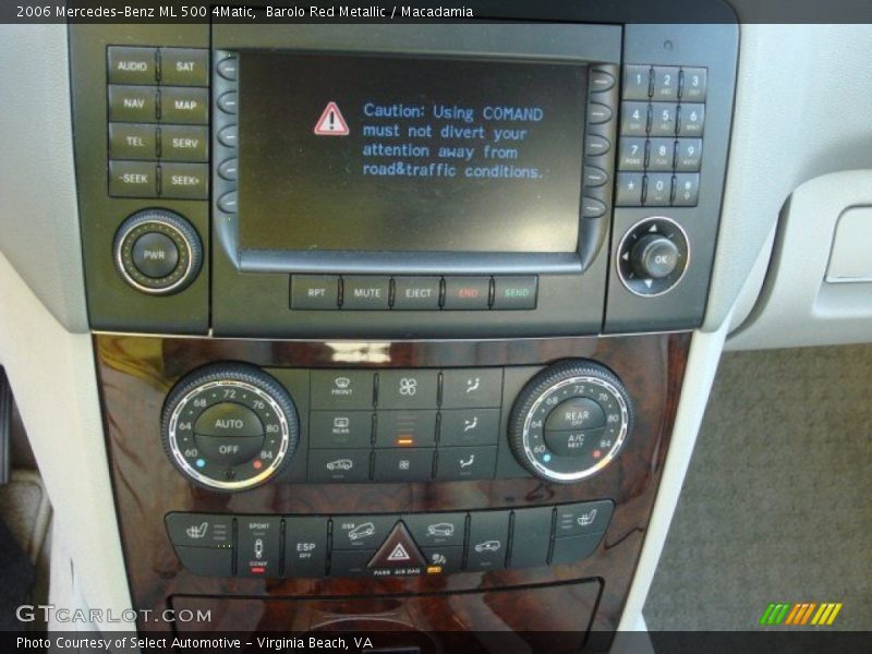 Barolo Red Metallic / Macadamia 2006 Mercedes-Benz ML 500 4Matic