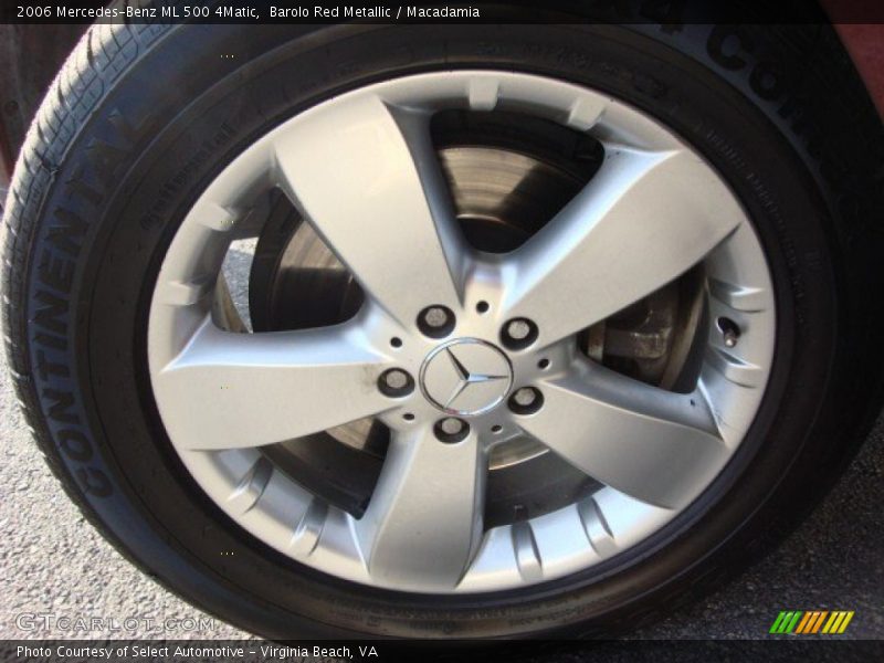 Barolo Red Metallic / Macadamia 2006 Mercedes-Benz ML 500 4Matic