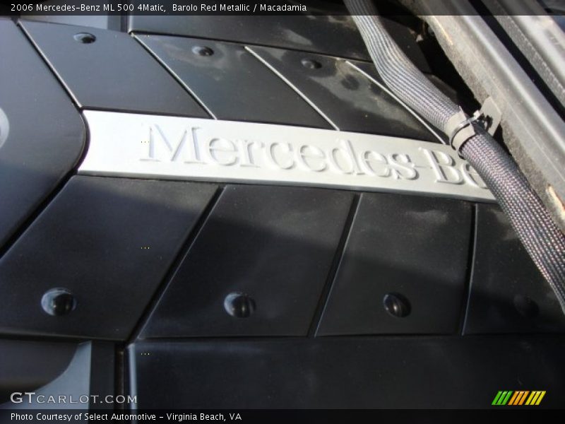 Barolo Red Metallic / Macadamia 2006 Mercedes-Benz ML 500 4Matic