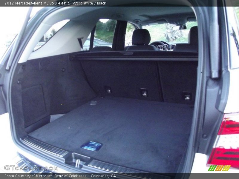 Arctic White / Black 2012 Mercedes-Benz ML 350 4Matic