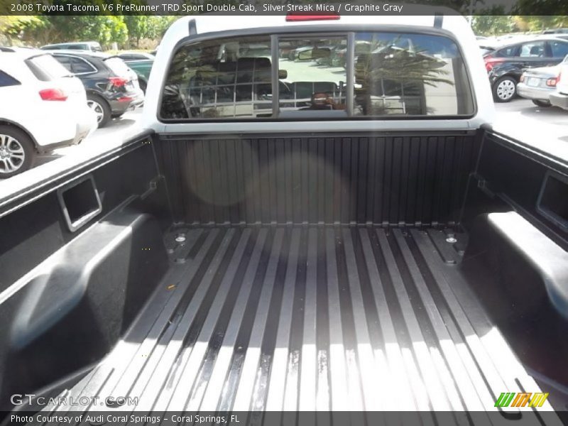 Silver Streak Mica / Graphite Gray 2008 Toyota Tacoma V6 PreRunner TRD Sport Double Cab