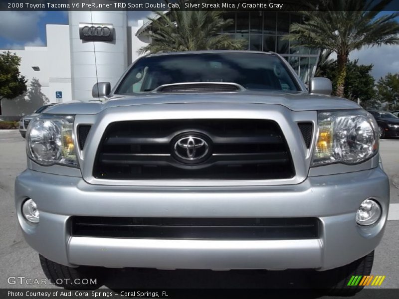 Silver Streak Mica / Graphite Gray 2008 Toyota Tacoma V6 PreRunner TRD Sport Double Cab