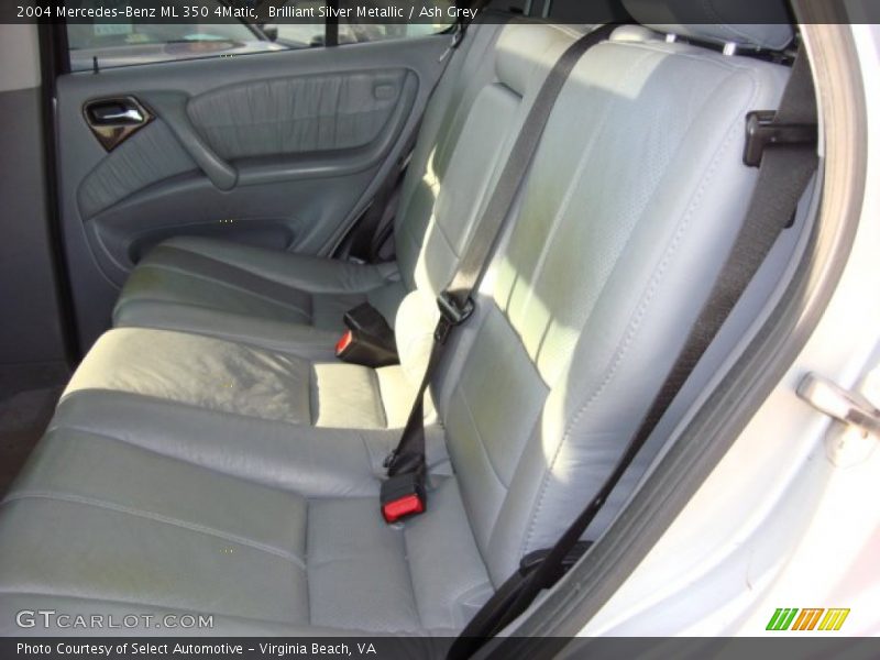 Brilliant Silver Metallic / Ash Grey 2004 Mercedes-Benz ML 350 4Matic