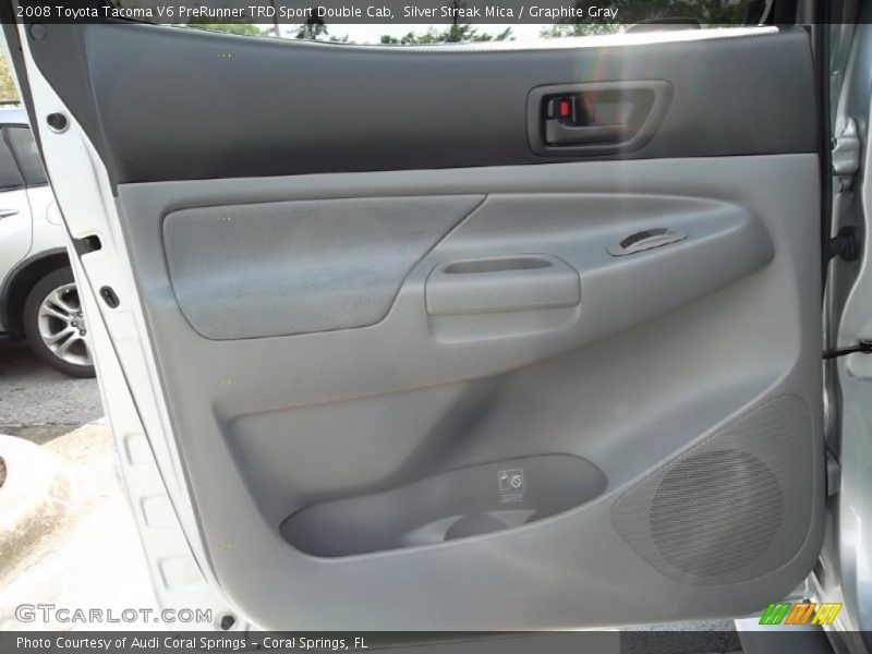 Silver Streak Mica / Graphite Gray 2008 Toyota Tacoma V6 PreRunner TRD Sport Double Cab