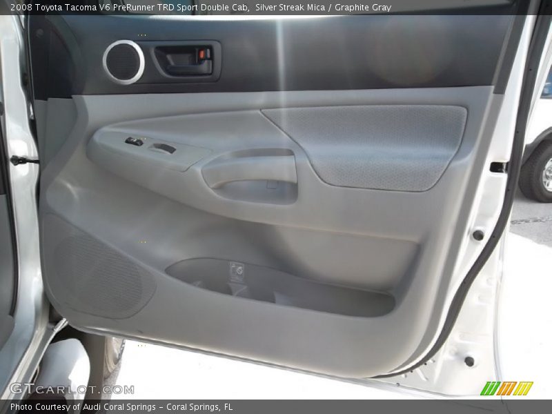 Silver Streak Mica / Graphite Gray 2008 Toyota Tacoma V6 PreRunner TRD Sport Double Cab