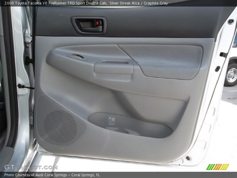 Silver Streak Mica / Graphite Gray 2008 Toyota Tacoma V6 PreRunner TRD Sport Double Cab