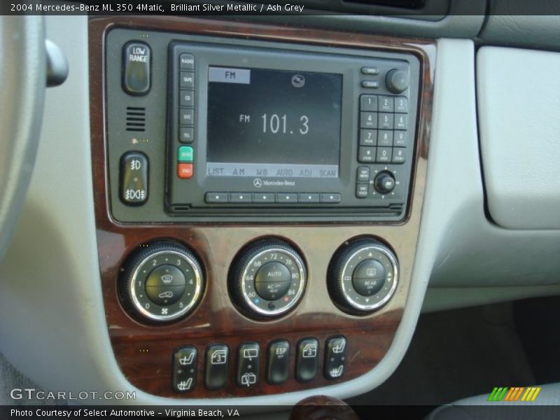 Brilliant Silver Metallic / Ash Grey 2004 Mercedes-Benz ML 350 4Matic