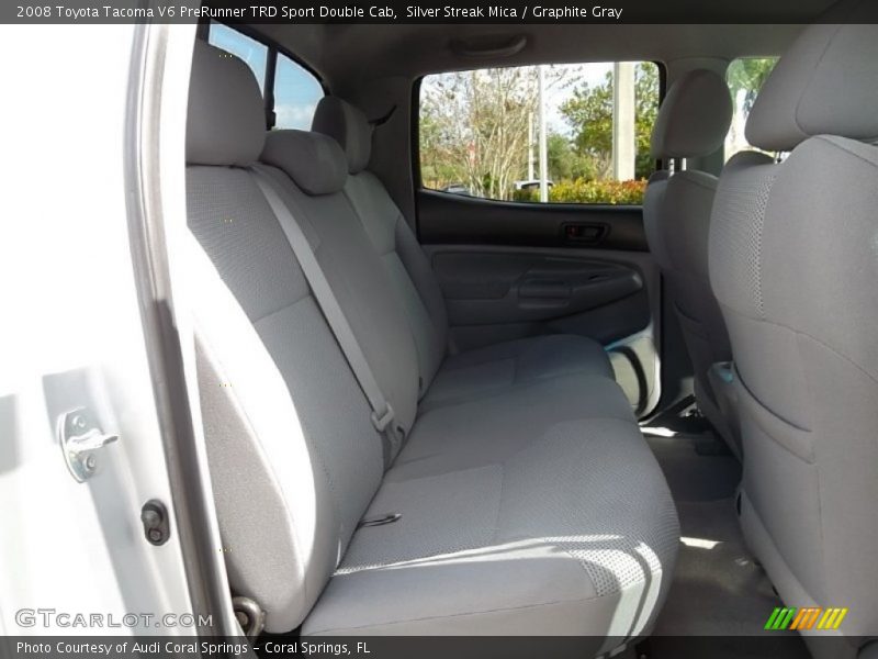 Silver Streak Mica / Graphite Gray 2008 Toyota Tacoma V6 PreRunner TRD Sport Double Cab