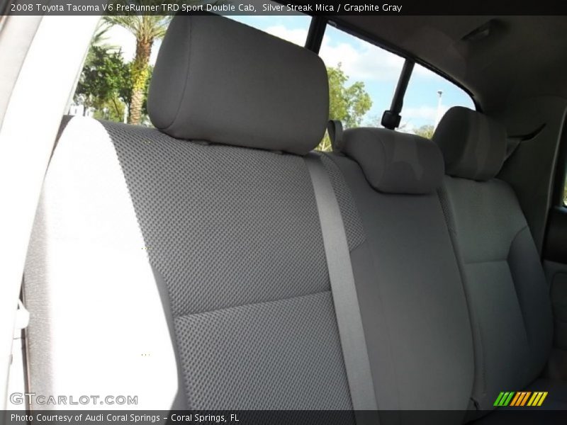 Silver Streak Mica / Graphite Gray 2008 Toyota Tacoma V6 PreRunner TRD Sport Double Cab
