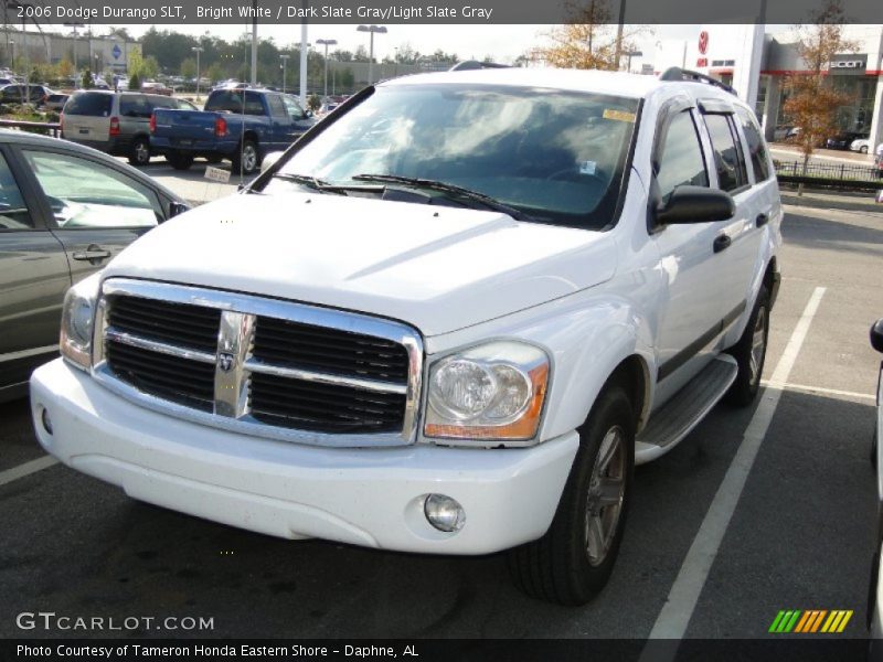 Bright White / Dark Slate Gray/Light Slate Gray 2006 Dodge Durango SLT