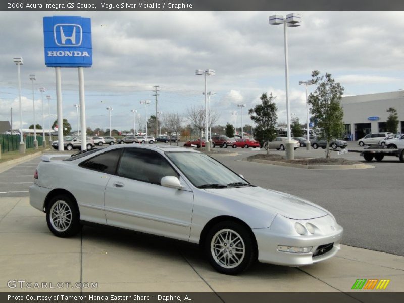 Vogue Silver Metallic / Graphite 2000 Acura Integra GS Coupe