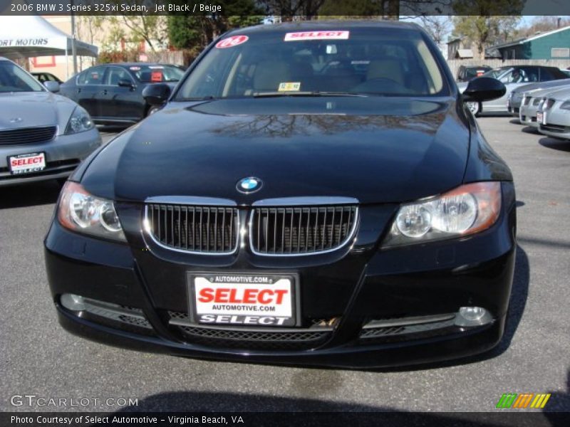 Jet Black / Beige 2006 BMW 3 Series 325xi Sedan