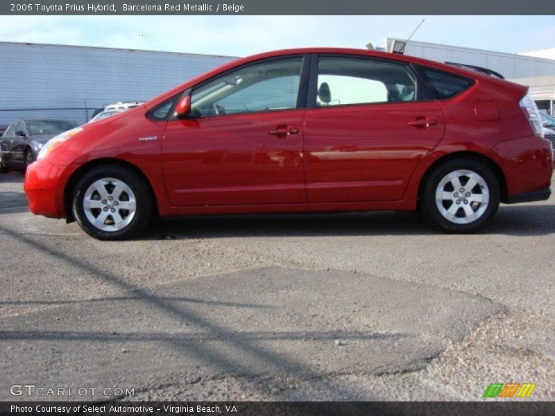 Barcelona Red Metallic / Beige 2006 Toyota Prius Hybrid