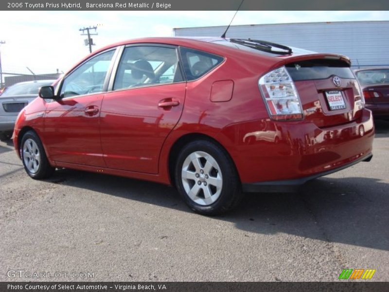 Barcelona Red Metallic / Beige 2006 Toyota Prius Hybrid