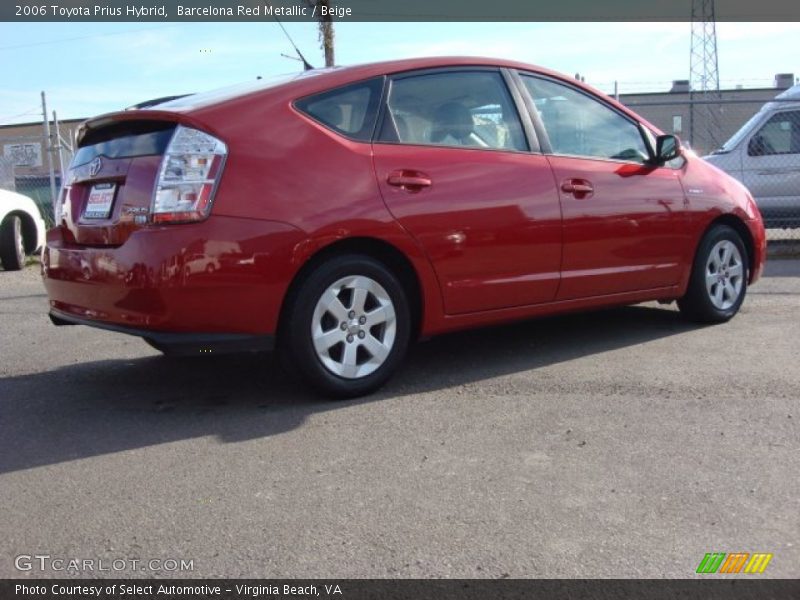 Barcelona Red Metallic / Beige 2006 Toyota Prius Hybrid