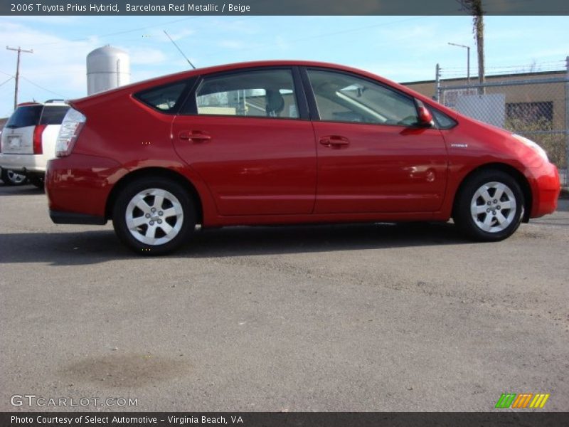 Barcelona Red Metallic / Beige 2006 Toyota Prius Hybrid