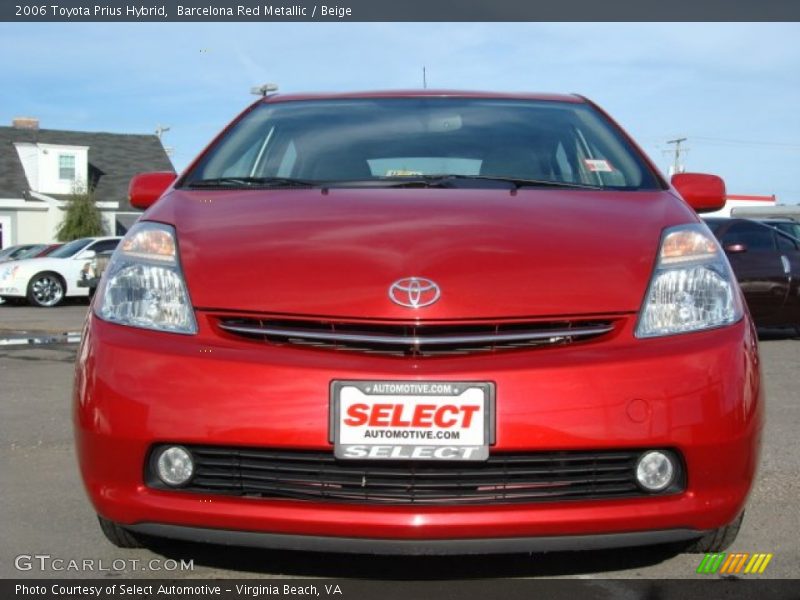 Barcelona Red Metallic / Beige 2006 Toyota Prius Hybrid