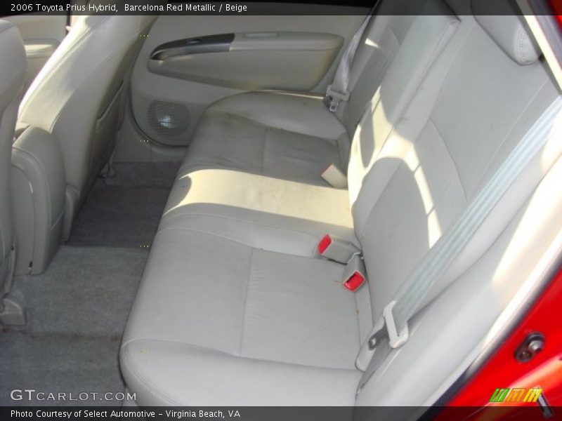 Barcelona Red Metallic / Beige 2006 Toyota Prius Hybrid