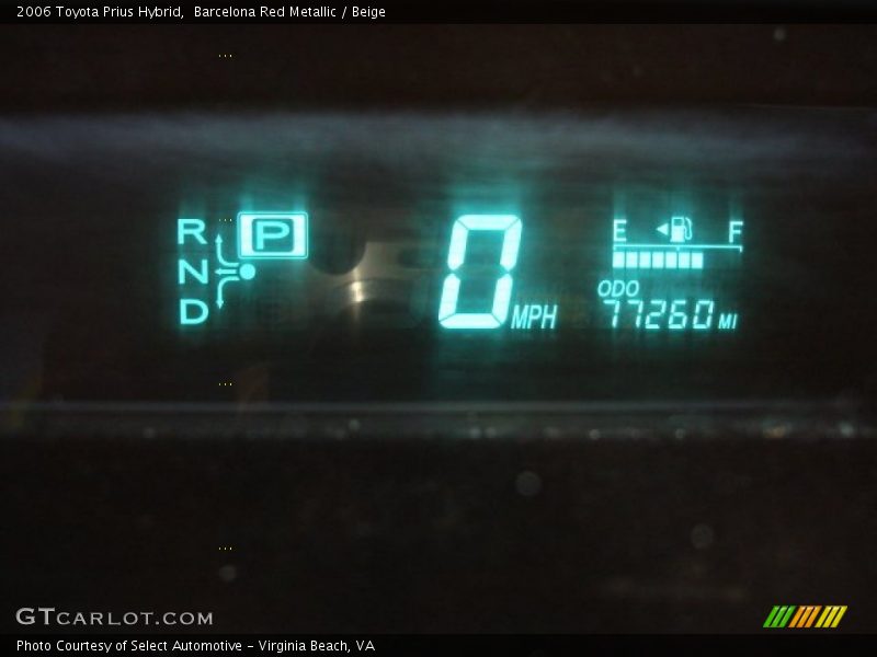 Barcelona Red Metallic / Beige 2006 Toyota Prius Hybrid