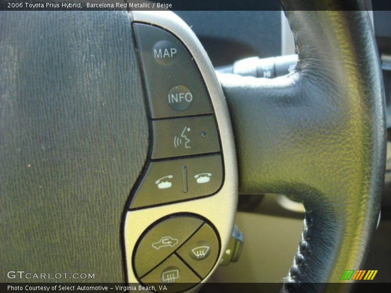 Barcelona Red Metallic / Beige 2006 Toyota Prius Hybrid