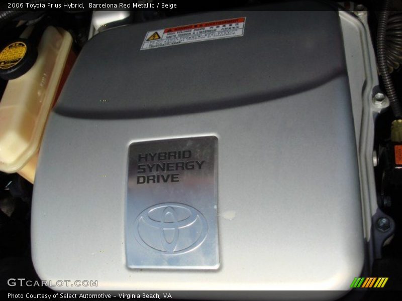 Barcelona Red Metallic / Beige 2006 Toyota Prius Hybrid