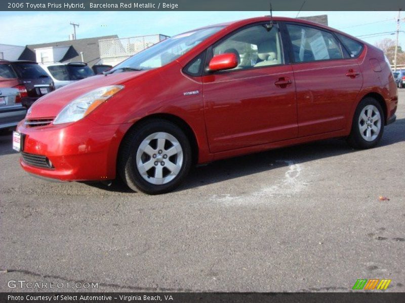 Barcelona Red Metallic / Beige 2006 Toyota Prius Hybrid
