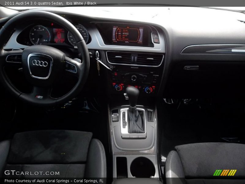 Ibis White / Black 2011 Audi S4 3.0 quattro Sedan