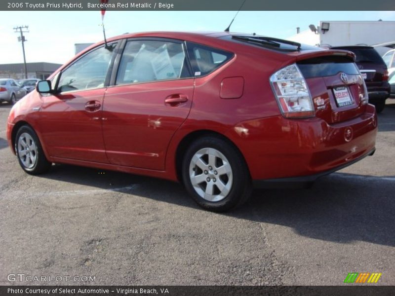 Barcelona Red Metallic / Beige 2006 Toyota Prius Hybrid
