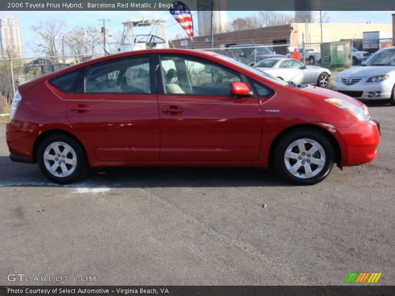 Barcelona Red Metallic / Beige 2006 Toyota Prius Hybrid