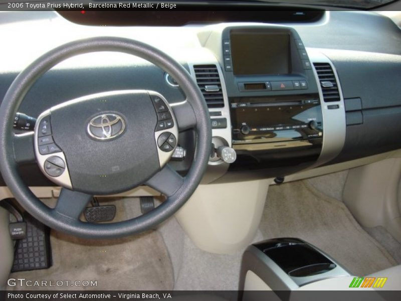 Barcelona Red Metallic / Beige 2006 Toyota Prius Hybrid