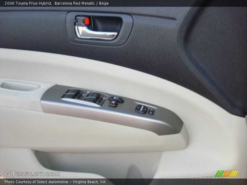 Barcelona Red Metallic / Beige 2006 Toyota Prius Hybrid