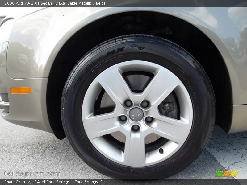 Dakar Beige Metallic / Beige 2006 Audi A4 2.0T Sedan