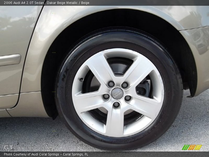 Dakar Beige Metallic / Beige 2006 Audi A4 2.0T Sedan