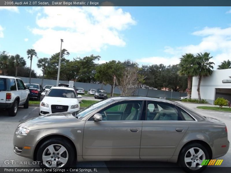 Dakar Beige Metallic / Beige 2006 Audi A4 2.0T Sedan