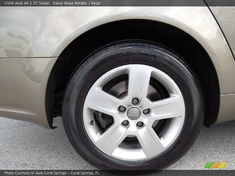 Dakar Beige Metallic / Beige 2006 Audi A4 2.0T Sedan