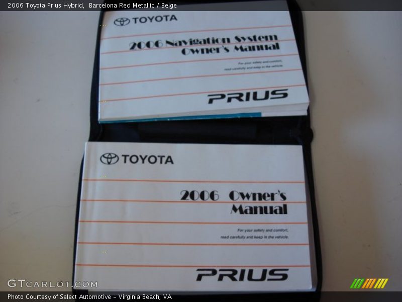 Barcelona Red Metallic / Beige 2006 Toyota Prius Hybrid