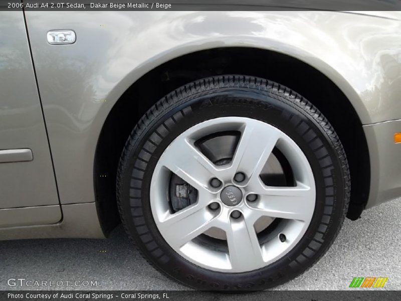 Dakar Beige Metallic / Beige 2006 Audi A4 2.0T Sedan