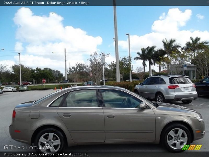 Dakar Beige Metallic / Beige 2006 Audi A4 2.0T Sedan