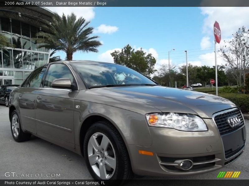 Dakar Beige Metallic / Beige 2006 Audi A4 2.0T Sedan