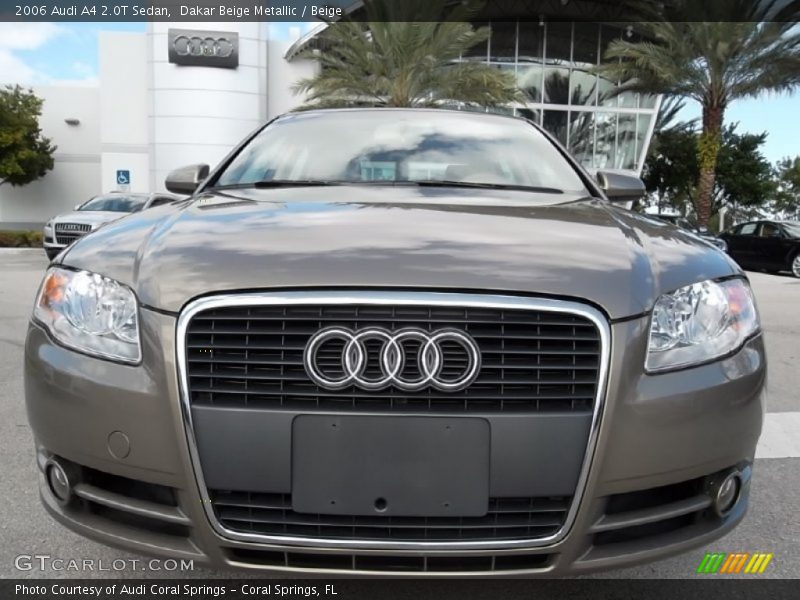 Dakar Beige Metallic / Beige 2006 Audi A4 2.0T Sedan